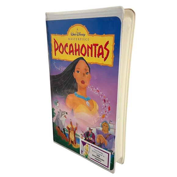 Vintage Disney Pocahontas VHS Tape 1996 Walt Disney Masterpiece Clamshell Movie - Picture 9 of 9